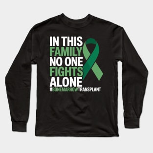 Bone Marrow Warrior Bone Marrow Transplant Donation Long Sleeve T-Shirt
